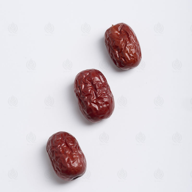 Jujube rouge (Datte chinoise) (Da Zao) – vue de dessus