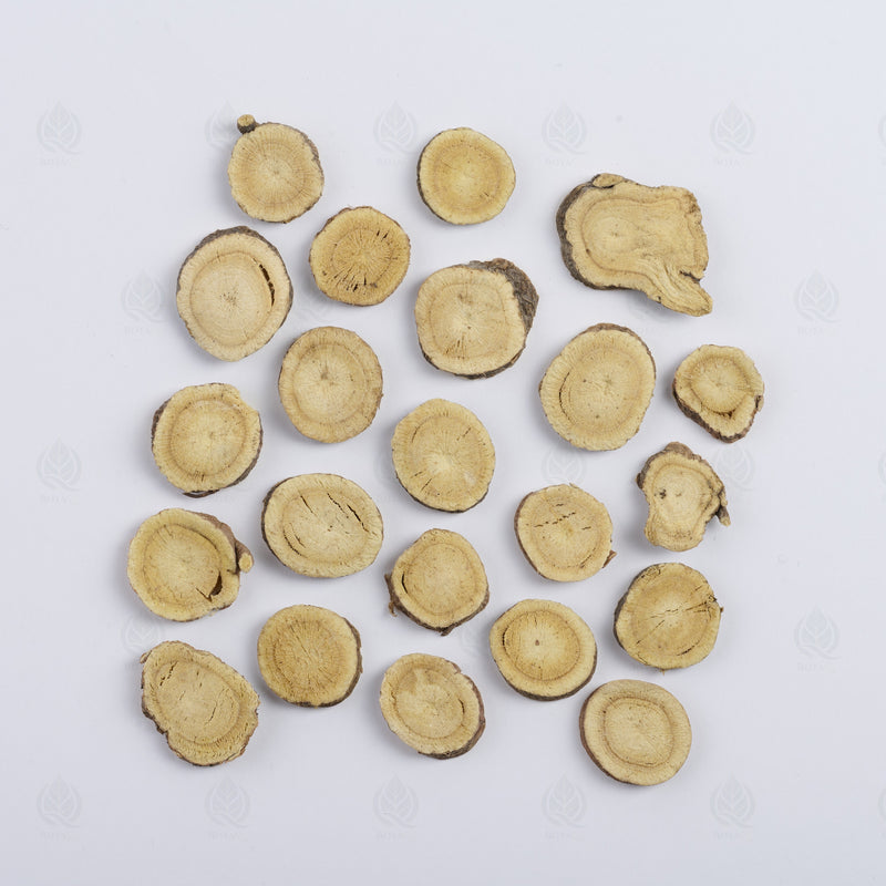 Réglisse (cru) (Gan Cao) – vue de dessus
