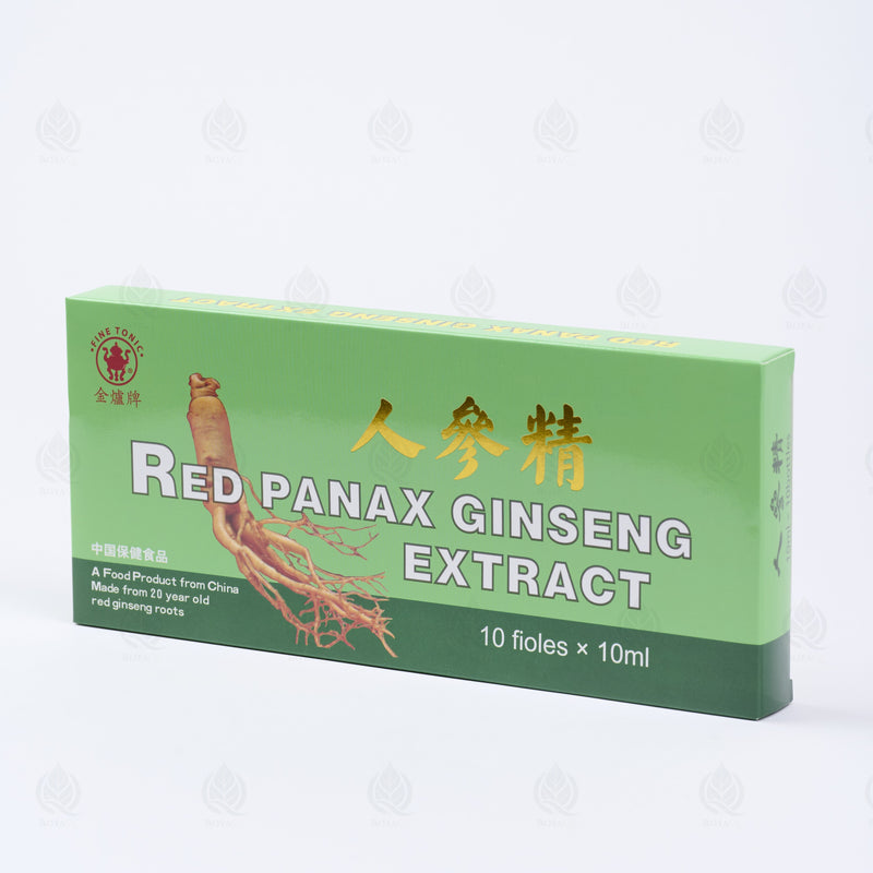 Ginseng rouge royal (boîte vert foncé) (Hong Ren Shen Jing) – vue de face