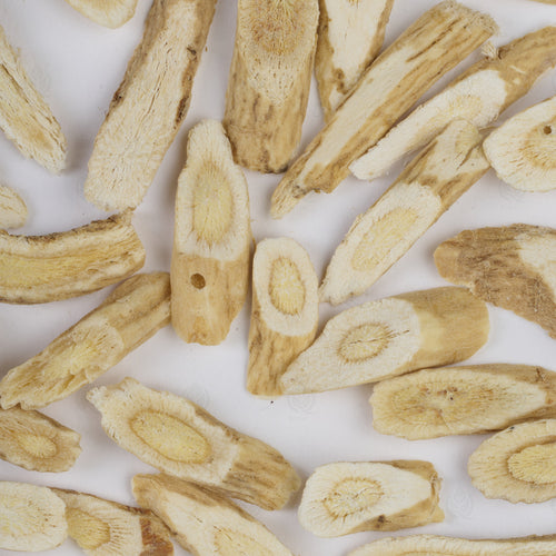 Astragale (petites tranches) (Huang Qi) – vue de dessus