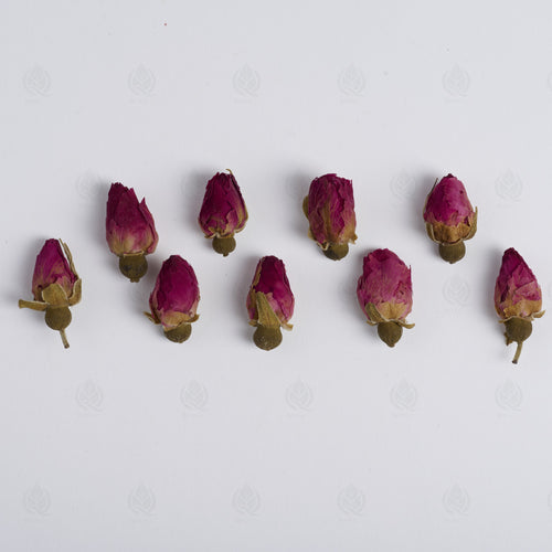Boutons de Rose (Mei Gui Hua) – vue de dessus