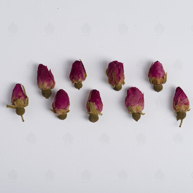 Boutons de Rose (Mei Gui Hua) – vue de dessus