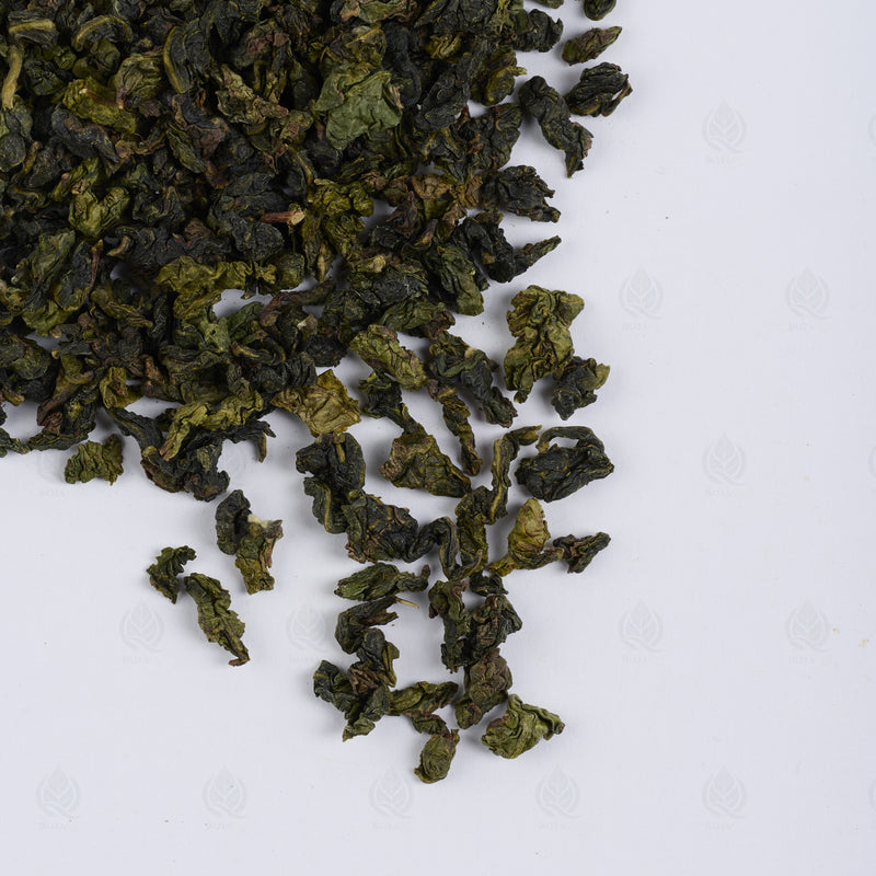 Thé Oolong Tie Guan Yin (Tie Guan Yin) – vue de dessus
