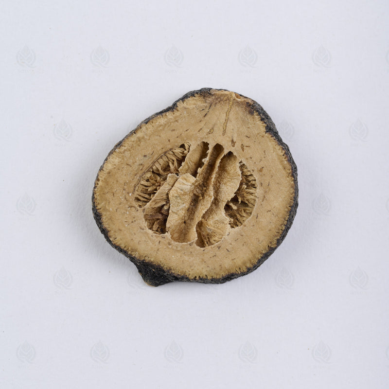 Orange amère immature (Zhi Shi) – vue de dessus